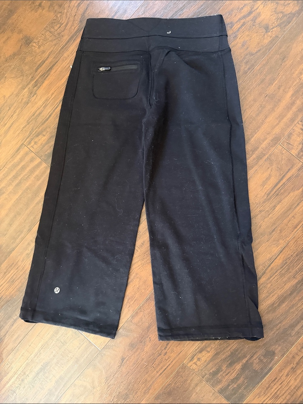 lululemon athletica Black Cropped Leggings